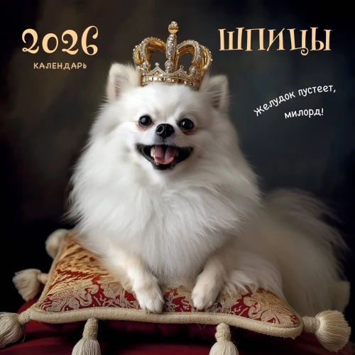 Szczeniaki. Kalendarz ścienny na 2026 rok