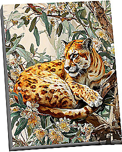 Numbrite maal - Kaug-Ida leopard. 24 värvi