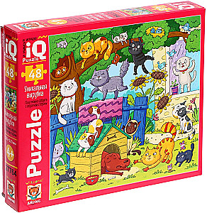 Puzzle for Toddlers - 48: Mischievous Kittens