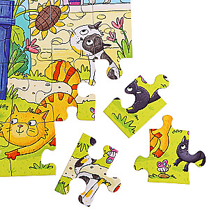 Puzzle for Toddlers - 48: Mischievous Kittens