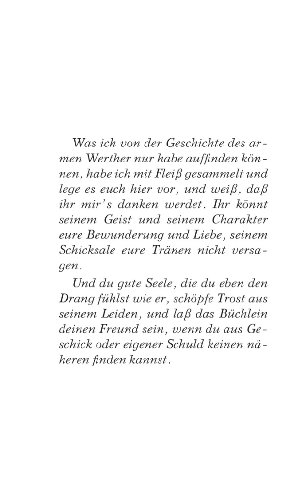 Die Leiden des jungen Werthers