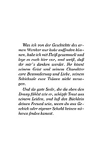 Die Leiden des jungen Werthers