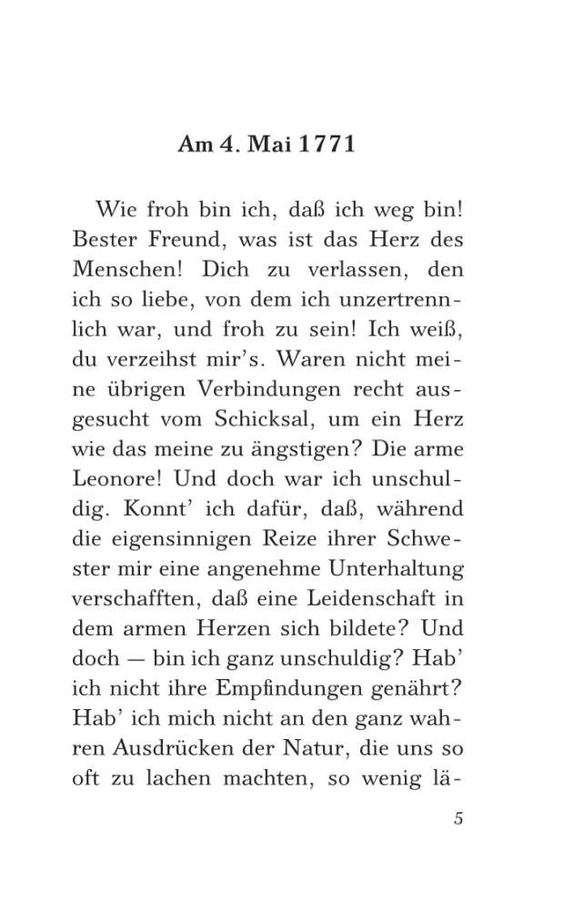 Die Leiden des jungen Werthers