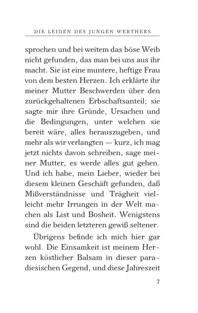 Die Leiden des jungen Werthers