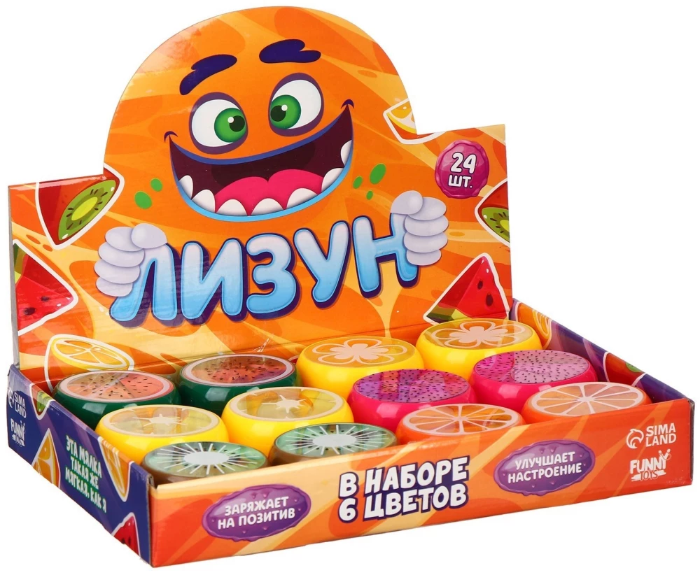 Slime - Früchte, fest, Mix