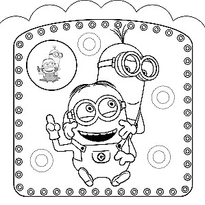 Mal- und Stickerbuch. Minions. Freunde für immer