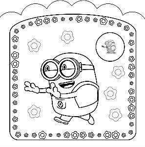 Mal- und Stickerbuch. Minions. Freunde für immer