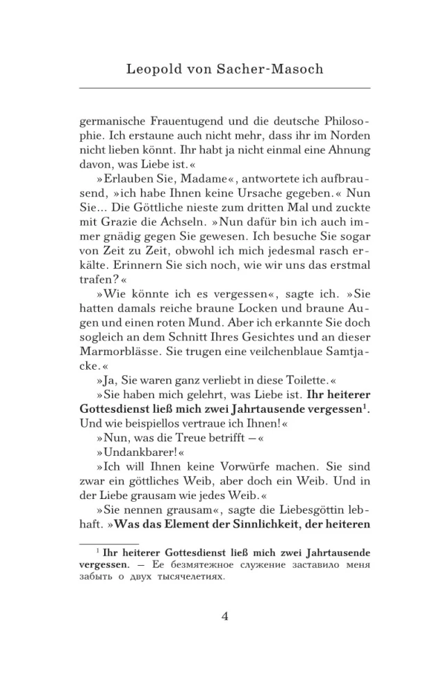 Venera kailiuose = Venus im Pelz. Lygis 3