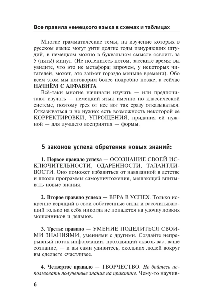 Все правила немецкого языка в схемах и таблицах