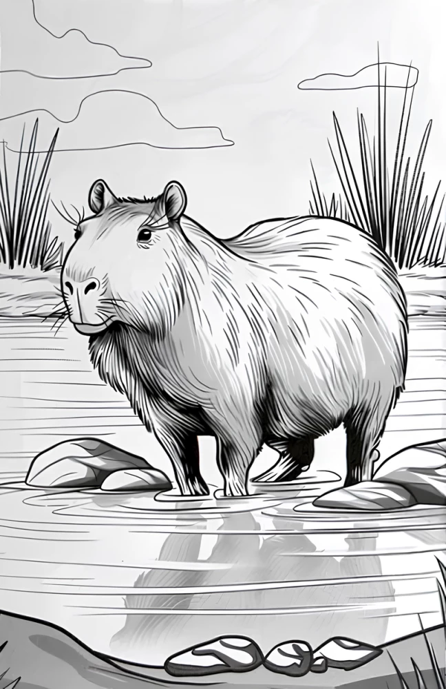 3D Ausmalbuch. Wilde Tiere