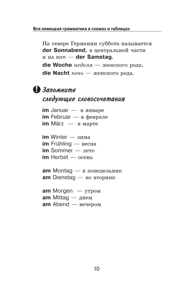 Kogu saksa grammatika skeemides ja tabelites