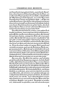 Ungeduld des Herzens
