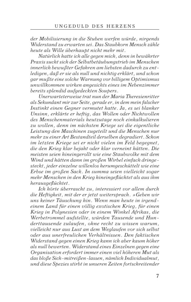Ungeduld des Herzens