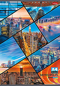 Zeszyt - Metropolis, A4, 48 kartek, w kratkę, w asortymencie