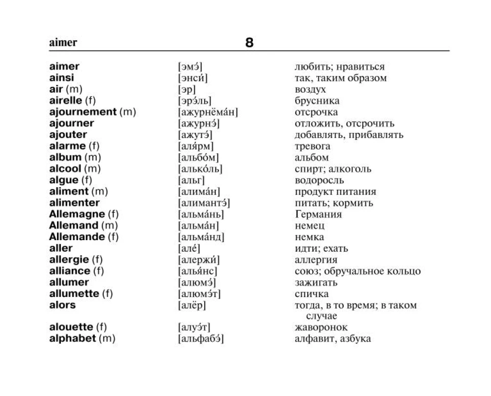 Französisch-Russisches Russisch-Französisches Wörterbuch mit Aussprache