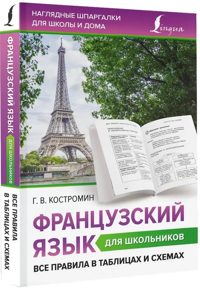 Prancūzų kalba mokiniams. Visi taisyklės lentelėse ir schemose