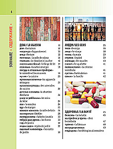 French-Russian Visual Dictionary with Transcription