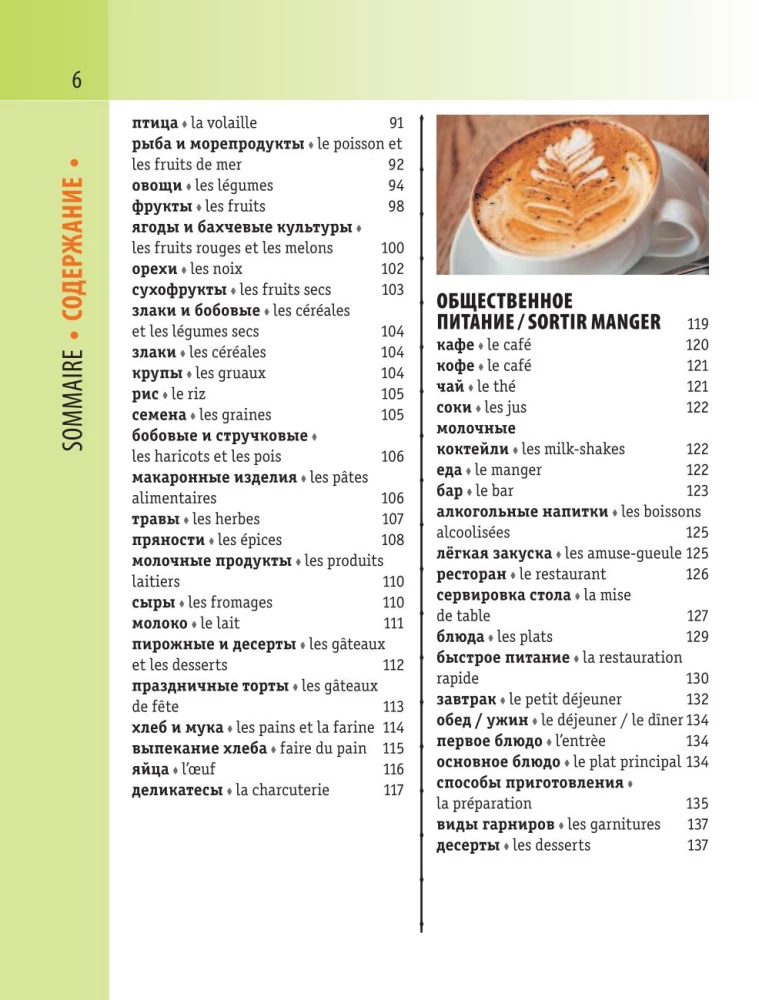 French-Russian Visual Dictionary with Transcription