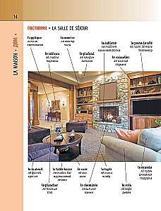 French-Russian Visual Dictionary with Transcription