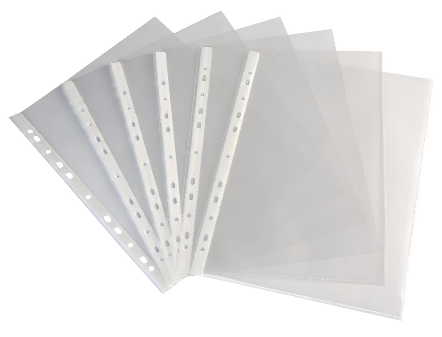 Kieszenie na dokumenty - A4, błyszczące przezroczyste