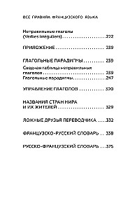 French Language for School Students. All Grammar for a 5