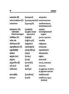 French-Russian Russian-French Dictionary with Pronunciation