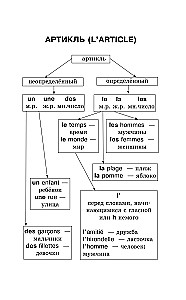 All rules of the French language in diagrams and tables