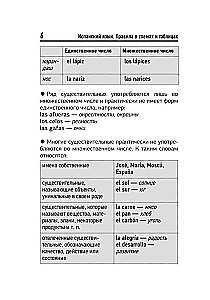Spāņu valoda. Visi noteikumi shēmās un tabulās. Īss rokasgrāmata