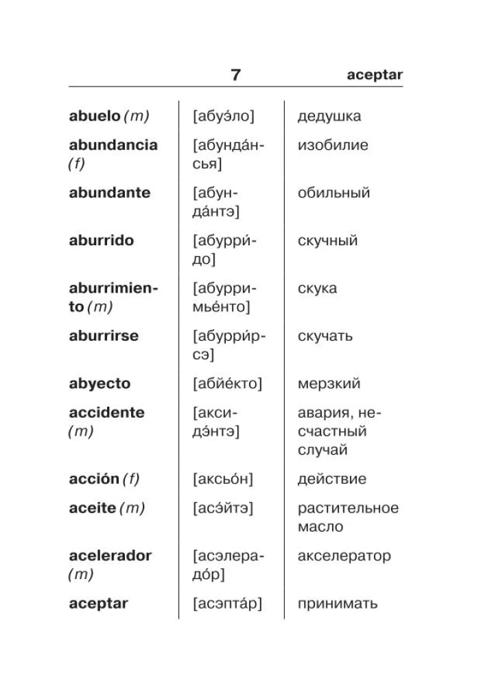 Ispanų-rusų rusų-ispanų žodynas mokiniams su priedais