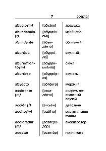 Ispanų-rusų rusų-ispanų žodynas mokiniams su priedais