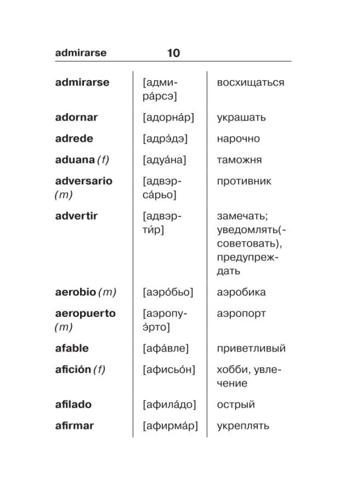 Ispanų-rusų rusų-ispanų žodynas mokiniams su priedais