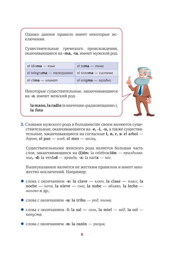 Spanish Grammar in Diagrams and Tables