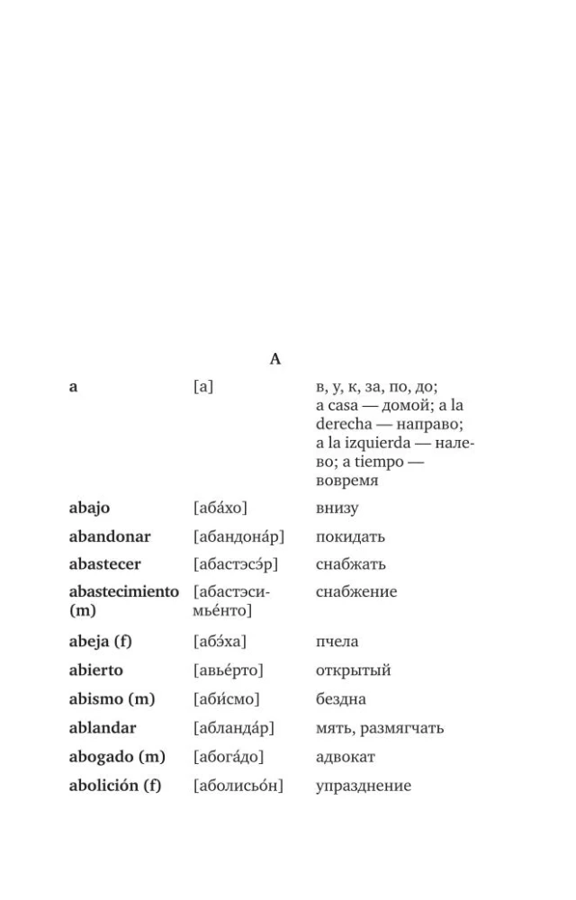 Populiarus ispanų-rusų, rusų-ispanų žodynas su tarimu