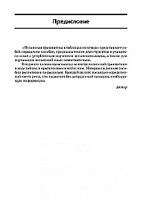 Hispaania grammatika tabelites ja skeemides