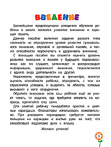 Внимание и память для дошкольников