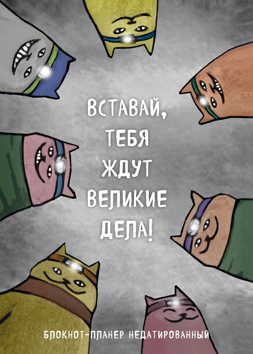 Nedatēts plānotājs. Celies, tevi gaida lielas lietas!