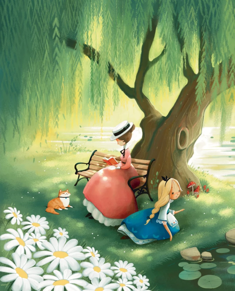 Alice in Wonderland with illustrations by Daniela Volpari