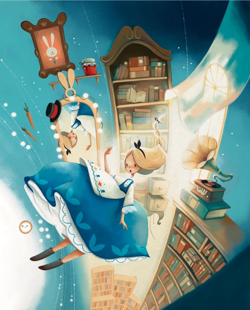 Alice in Wonderland with illustrations by Daniela Volpari
