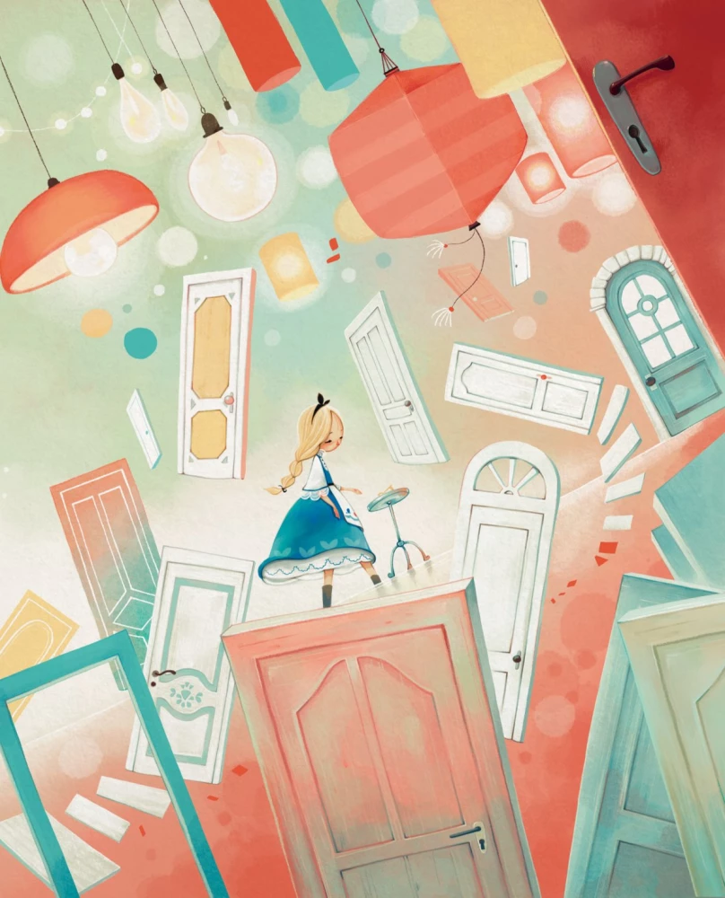 Alice in Wonderland with illustrations by Daniela Volpari