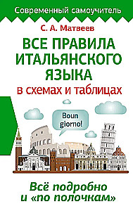 Все правила итальянского языка в схемах и таблицах