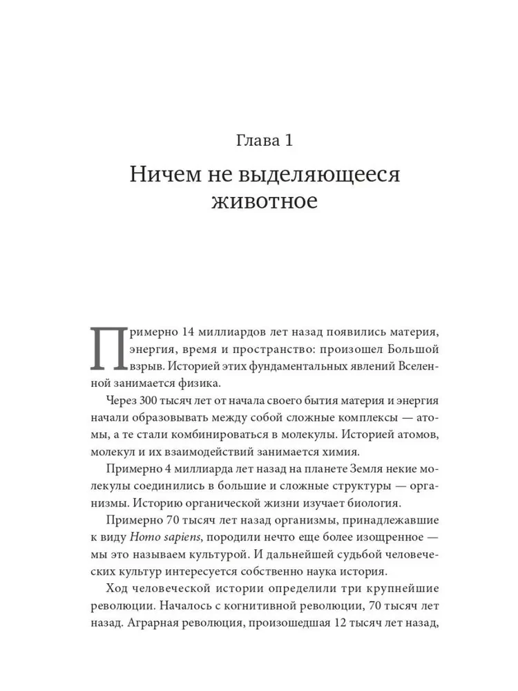 Sapiens. A Brief History of Humankind