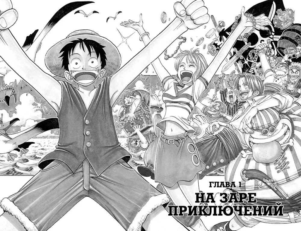 One Piece. Большой куш. На заре приключений. Том1