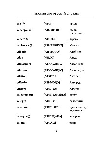 Итальянско-русский русско-итальянский словарь с произношением