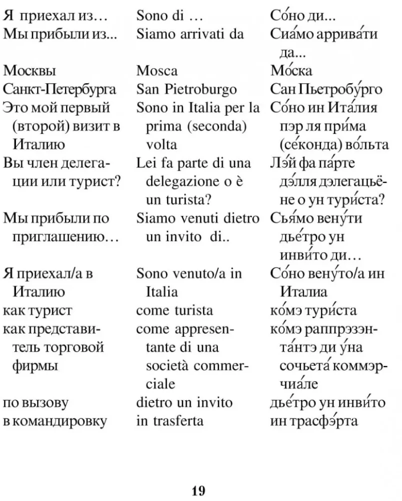 Russian-Italian Phrasebook