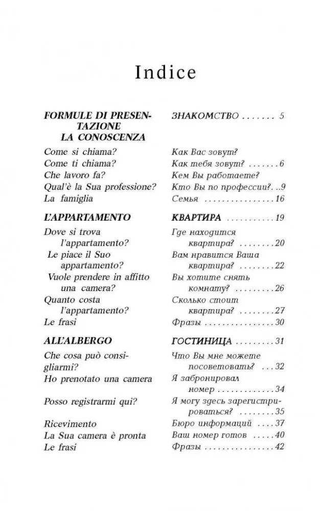 Разговорный итальянский в диалогах