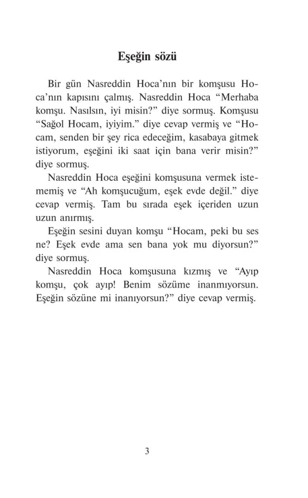 Hodża Nasreddin: najlepsze przypowieści w języku tureckim. Poziom 1