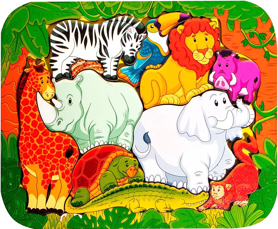 Zoo Puzzle Africa