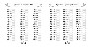 Multiplication and Division Table in 15 Minutes a Day