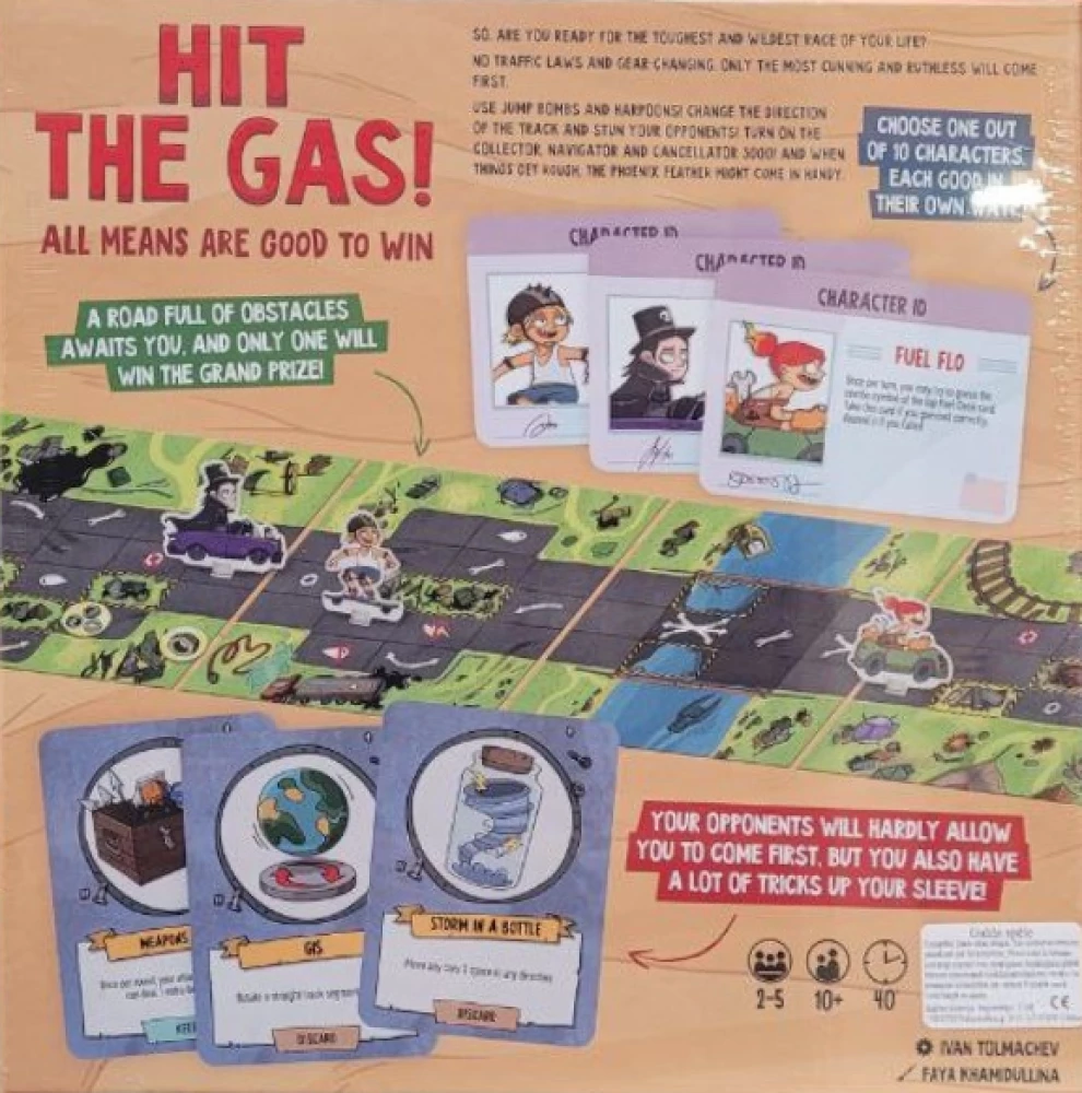 Galda spēle - Hit the gas!