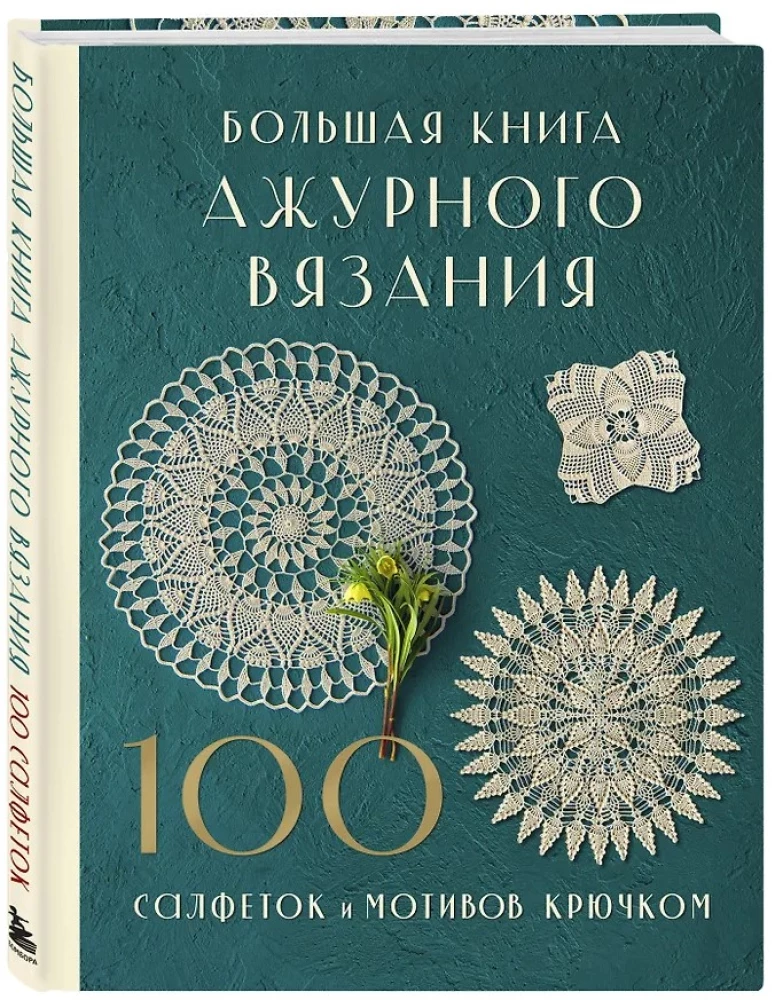 Большая книга ажурного вязания. 100 салфеток и мотивов крючком